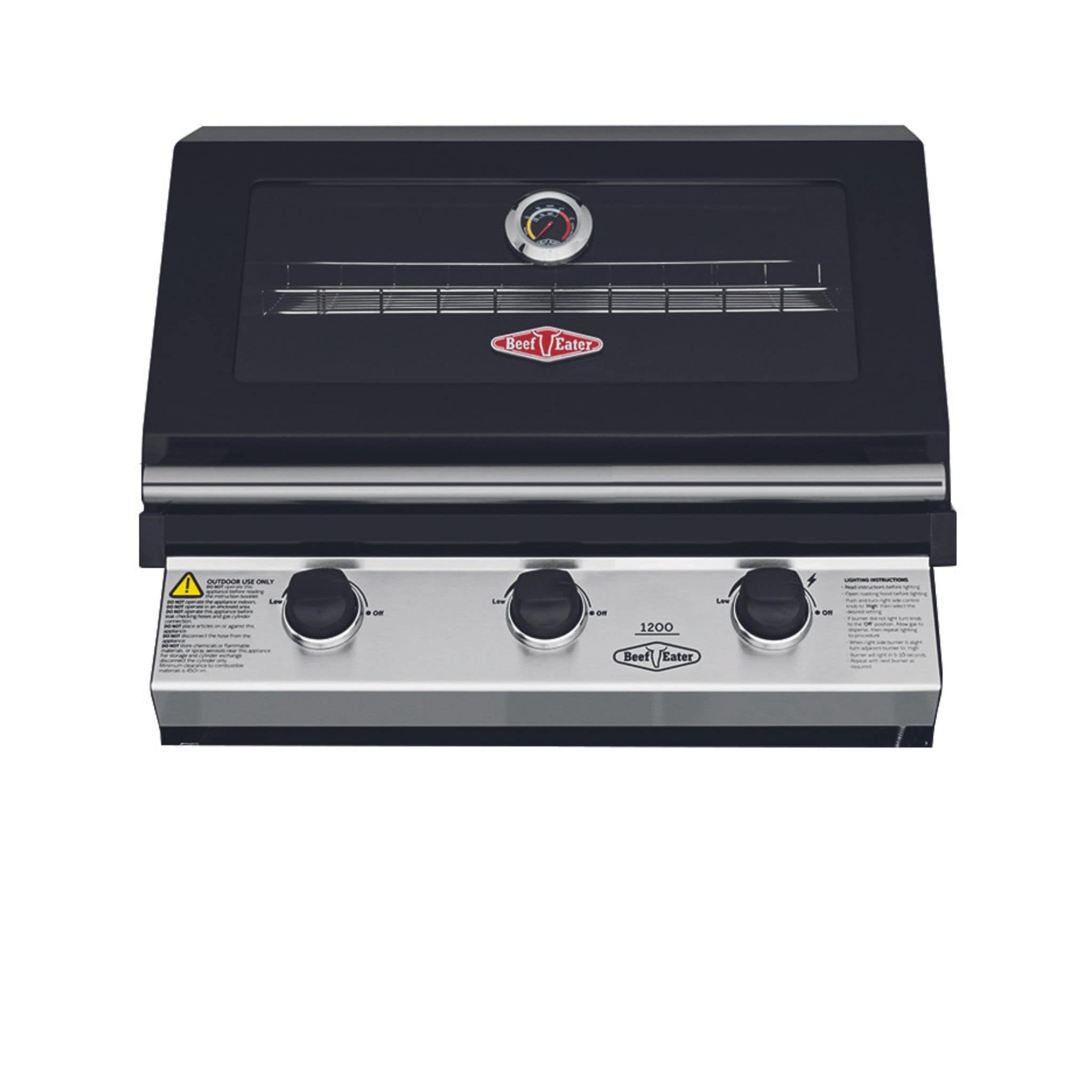 BeefEater 1200E Series Built-In 3 Burner Barbecue