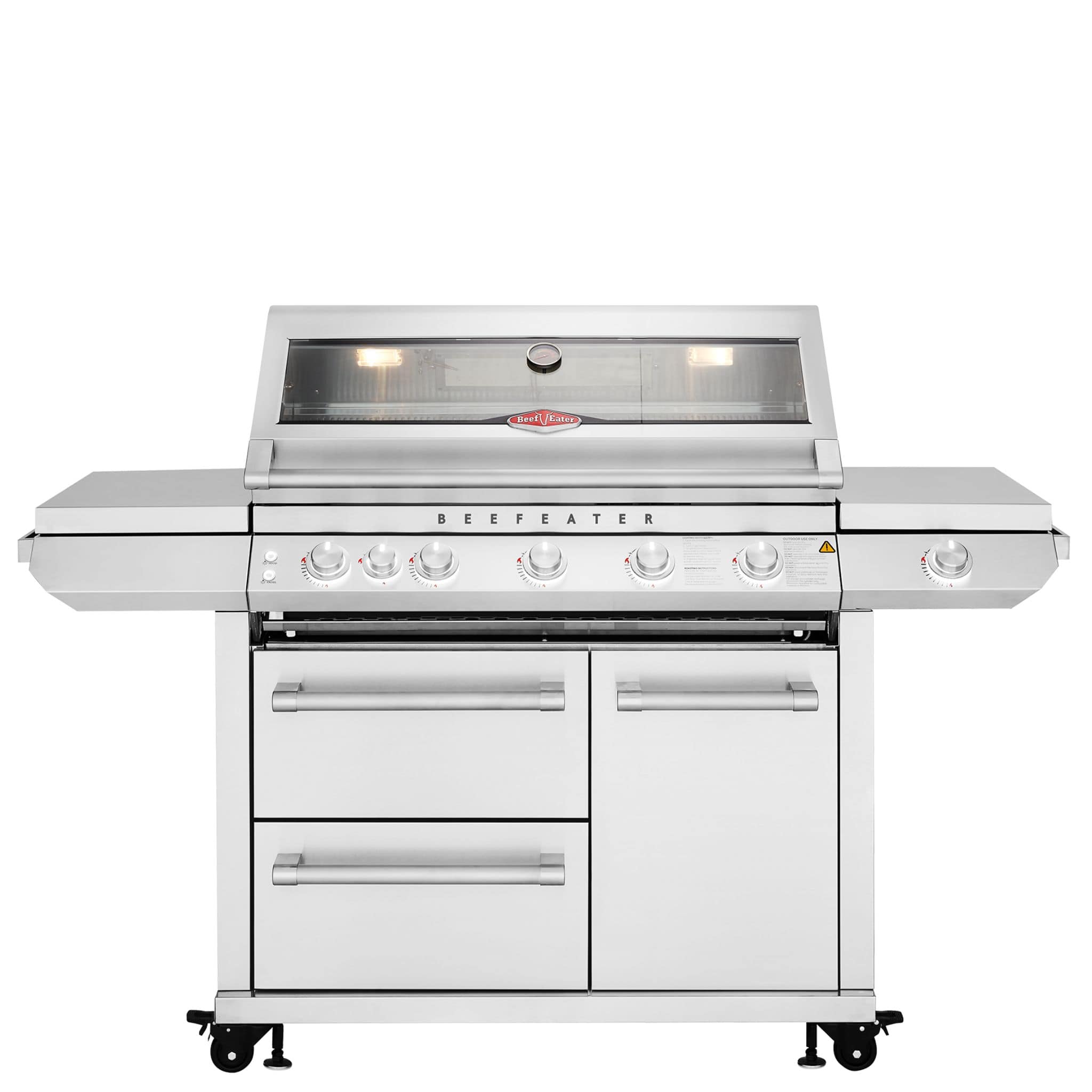 BeefEater Barbecue 7000 Series Premium - 5 Burner with Side Burner & Trolley