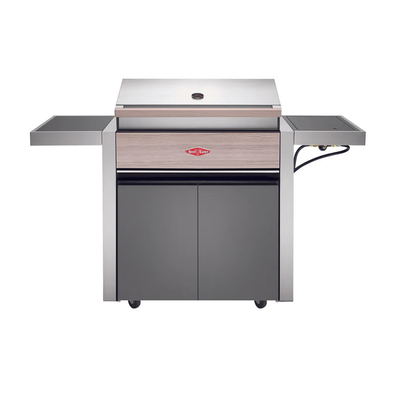 BeefEater 1500 Series - 4 Burner BBQ & Side Burner Trolley