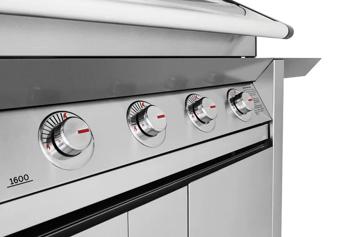BeefEater 1600S Series - 5 Burner BBQ & Side Burner Trolley