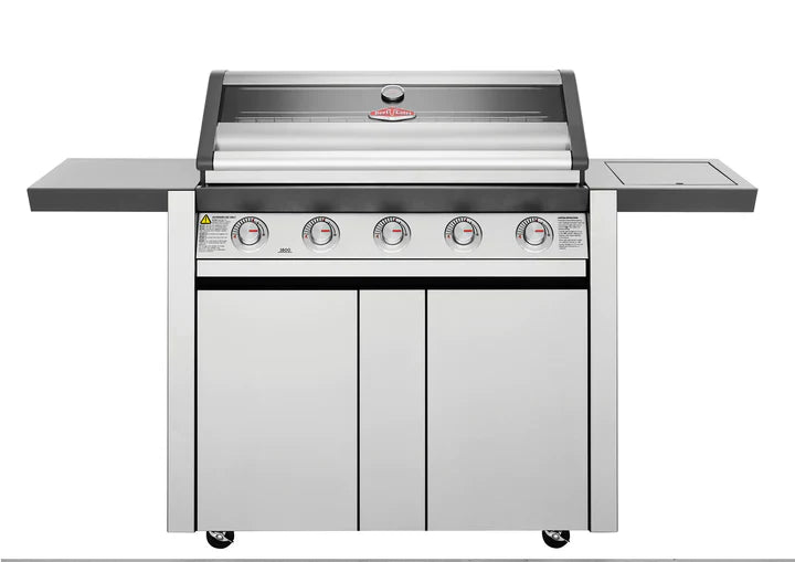 BeefEater 1600S Series - 5 Burner BBQ & Side Burner Trolley