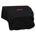 60cm Bull Steer Grill Premium Cover (Black With Red Piping)