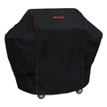60cm Bull Steer Cart Premium Cover (Black With Red Piping)