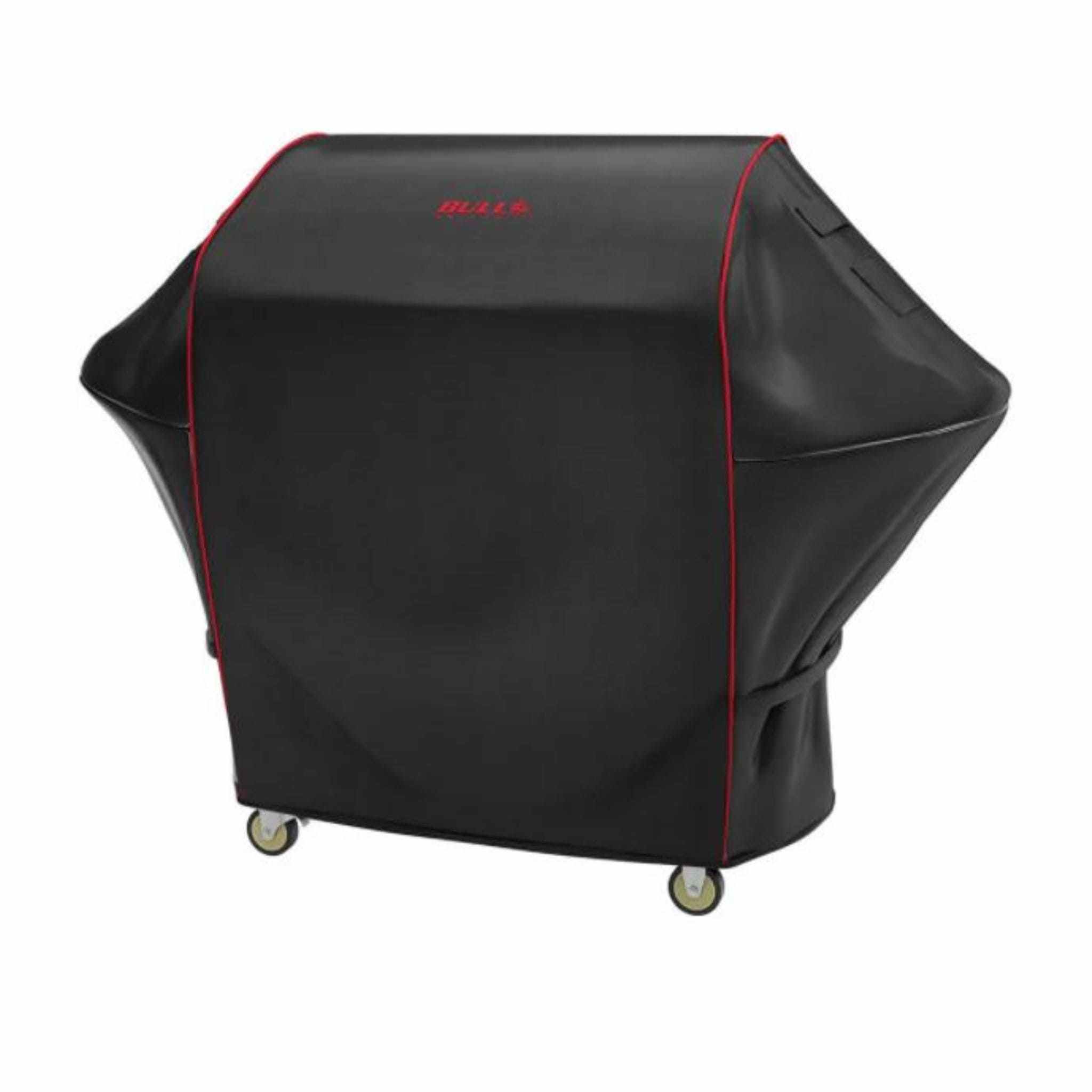 60cm Bull Steer Cart Premium Cover (BLACK WITH RED PIPING)
